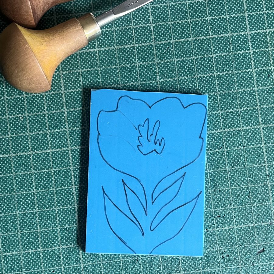 Crocus - Mini Reduction Print