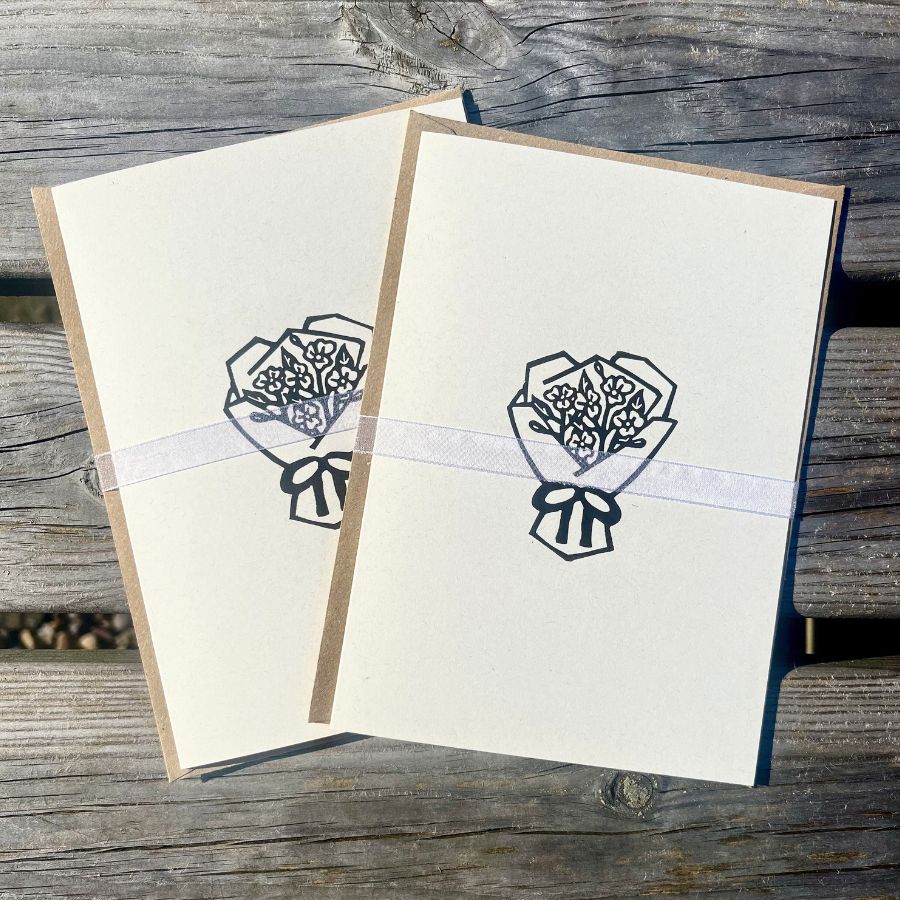 Bouquet Greeting Card - 5"x7"