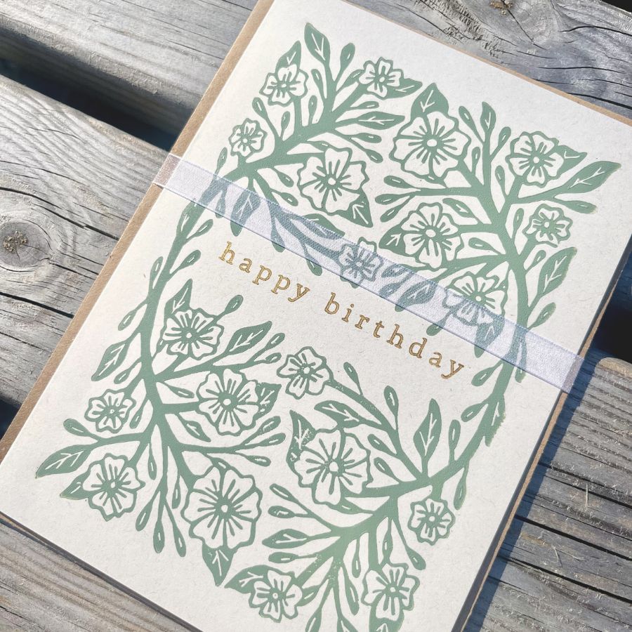 Happy Birthday Greeting Card 01 - 5"x7"