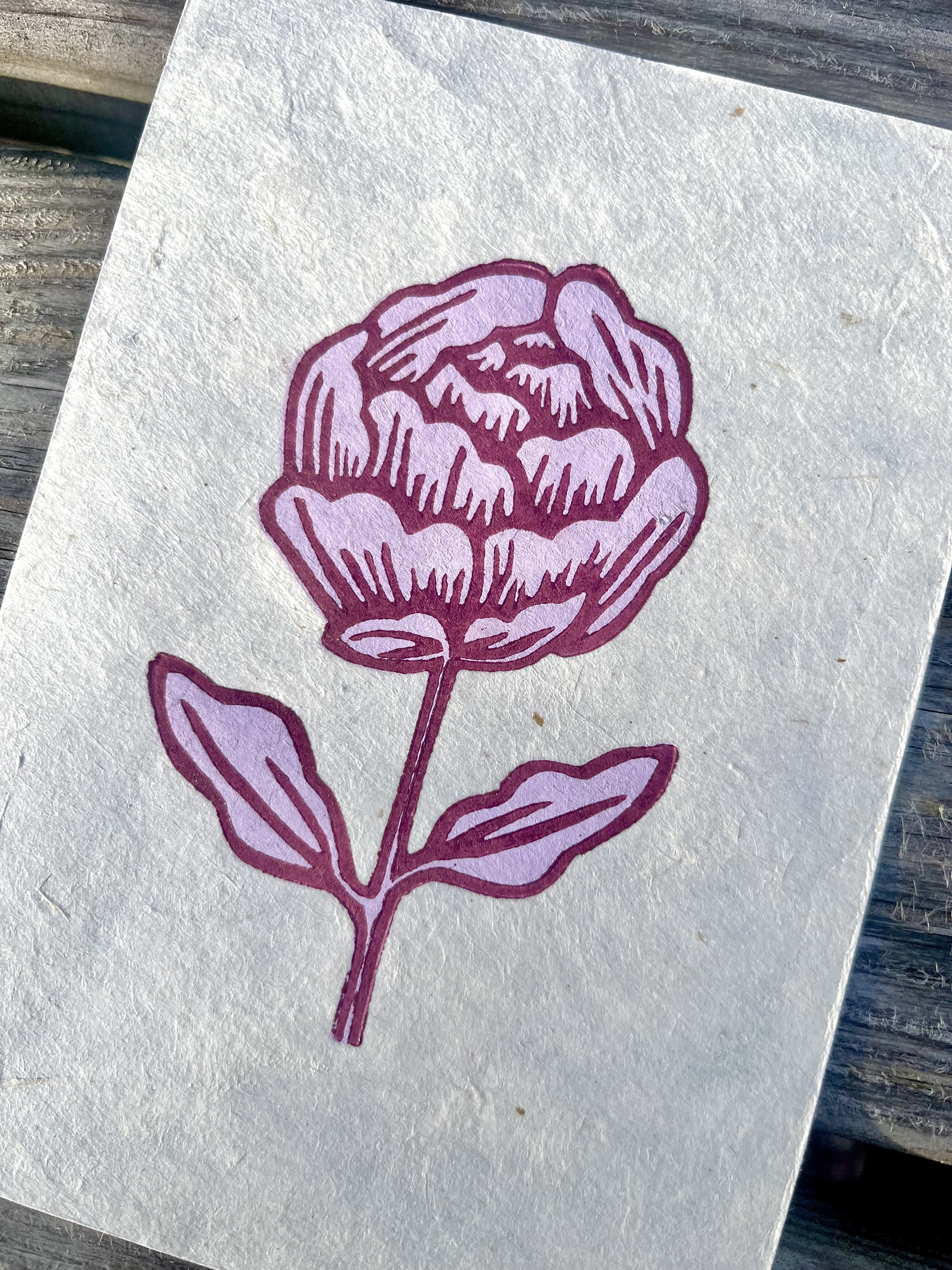 Peony A6 Reduction Print