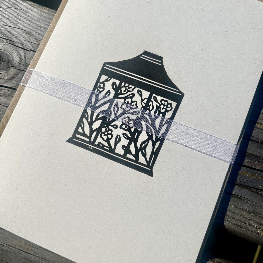 Green House Greeting Card - 5"x7"