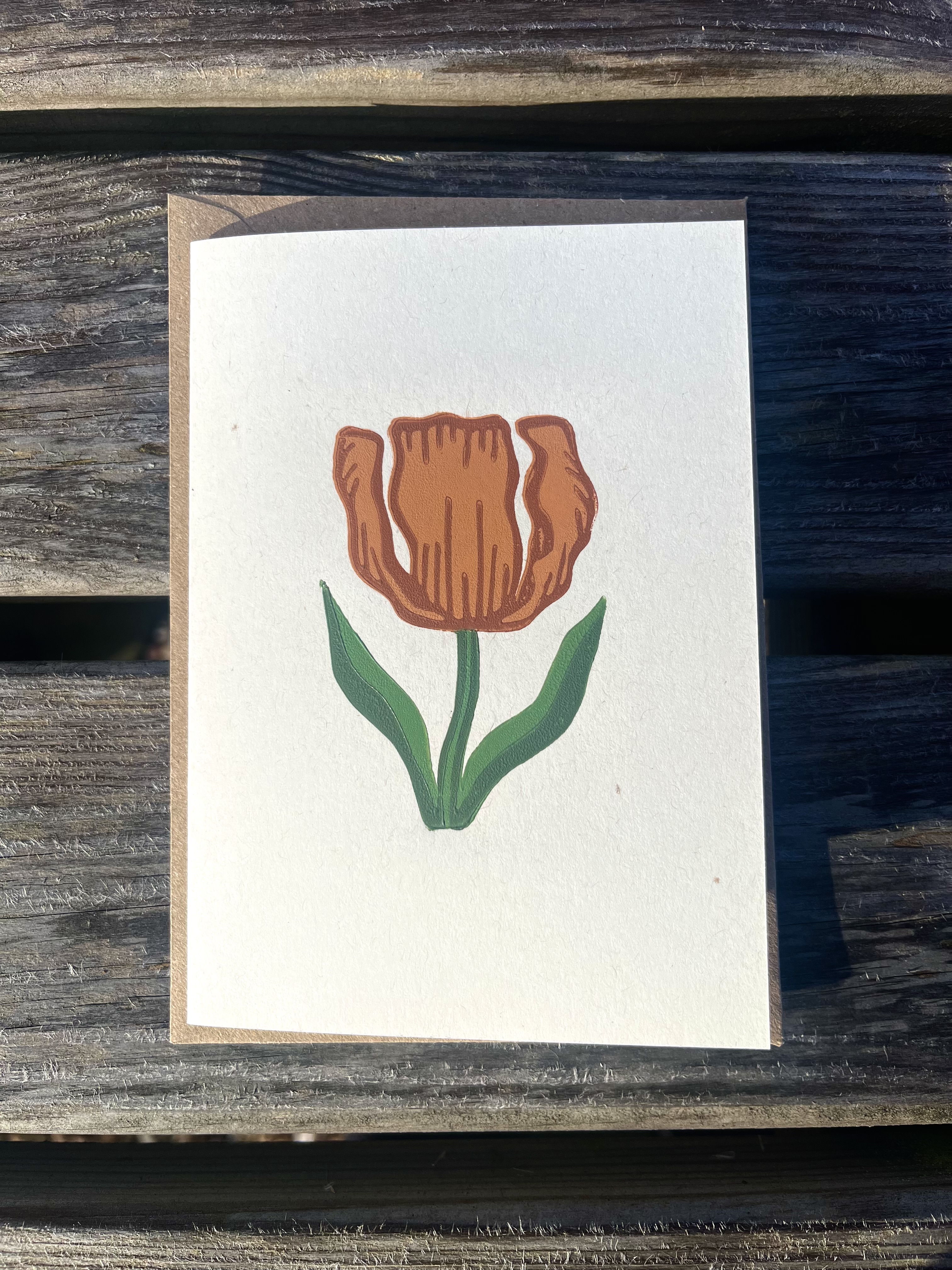 Tulip A6 Greeting Card