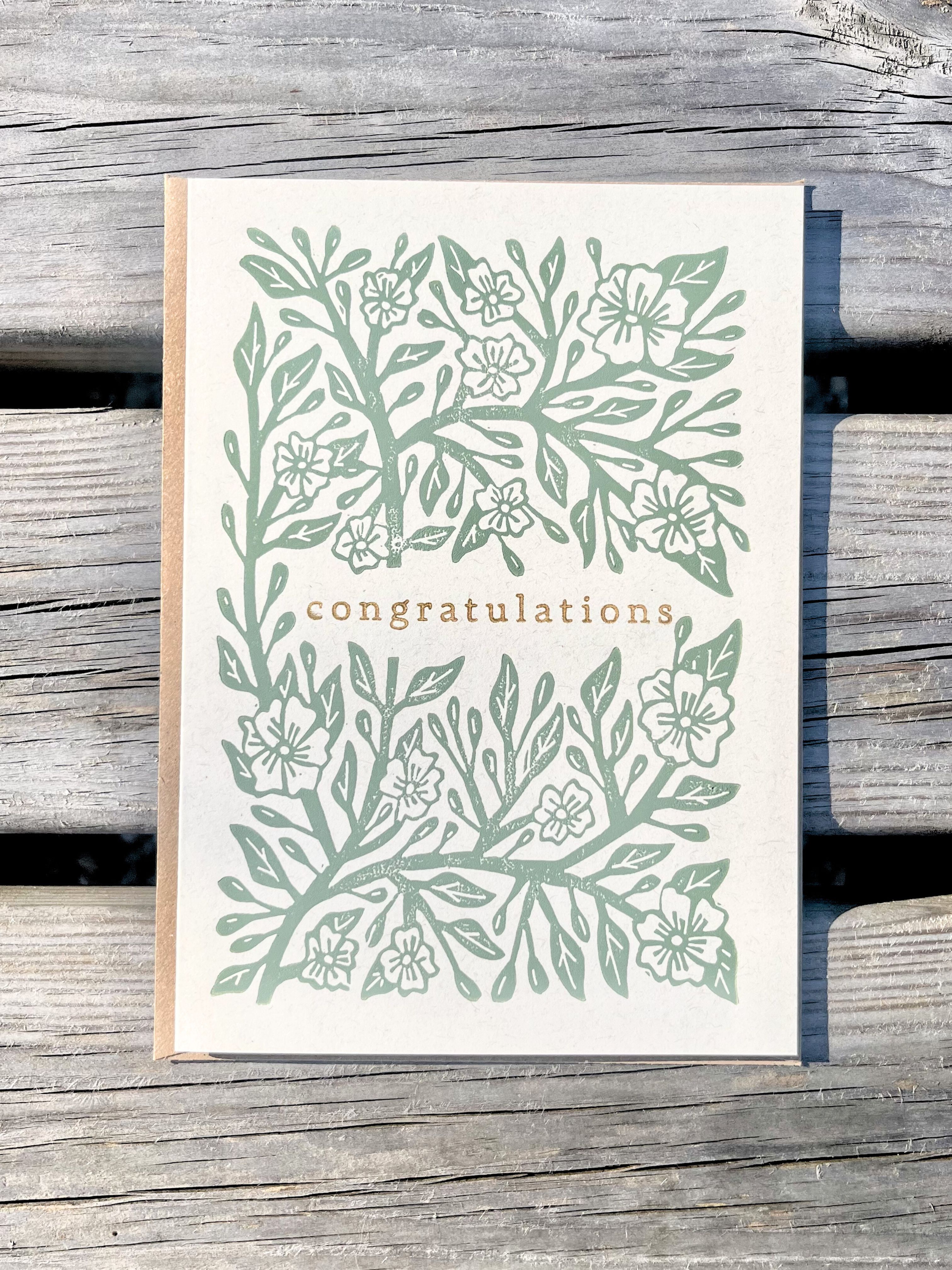 Congratulations Greeting Card - 5"x7"