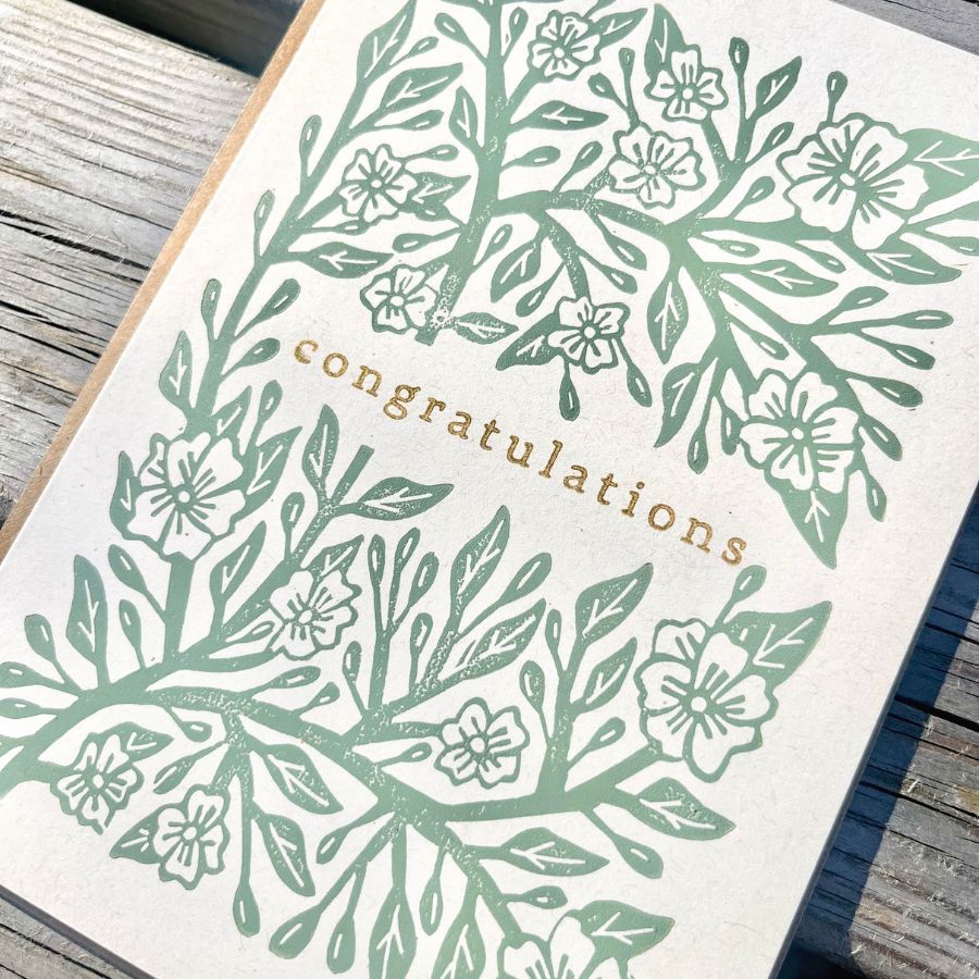 Congratulations Greeting Card - 5"x7"