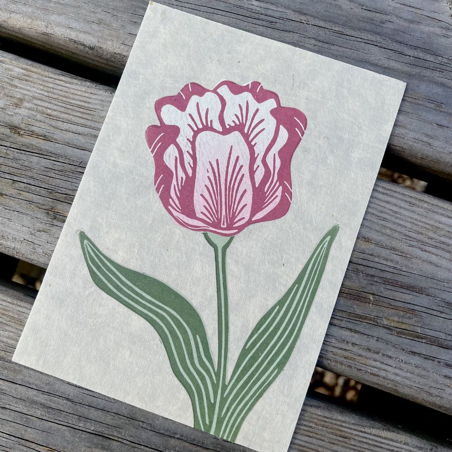 Tulip Reduction Print - 5"x7"
