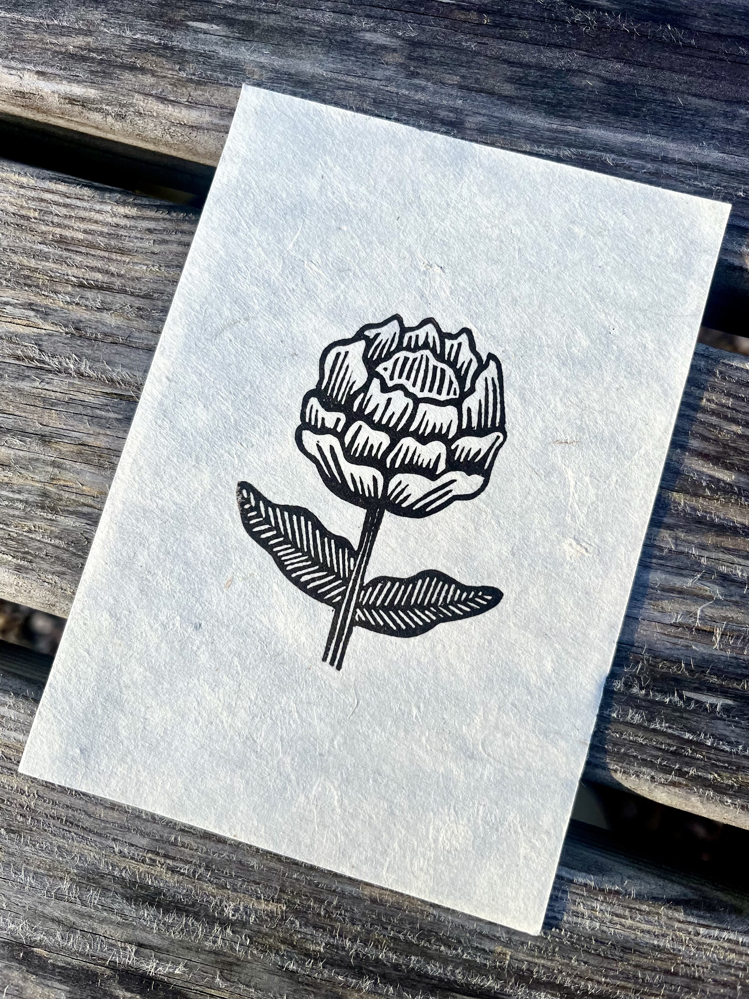 Small Peony A6