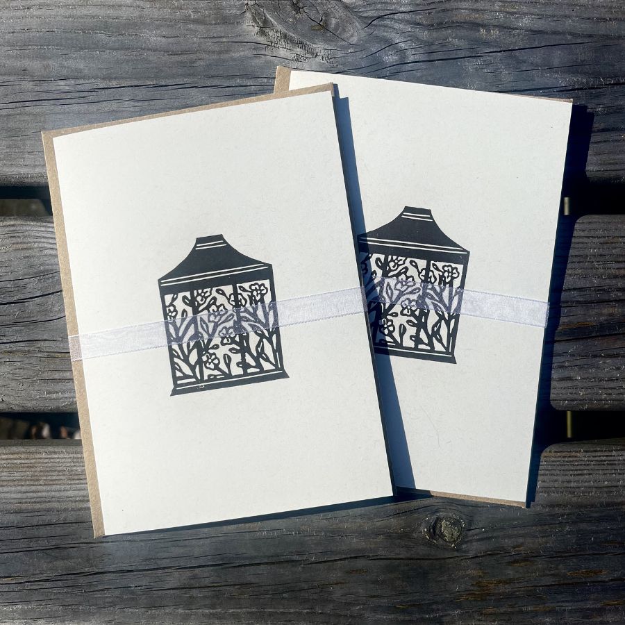 Green House Greeting Card - 5"x7"