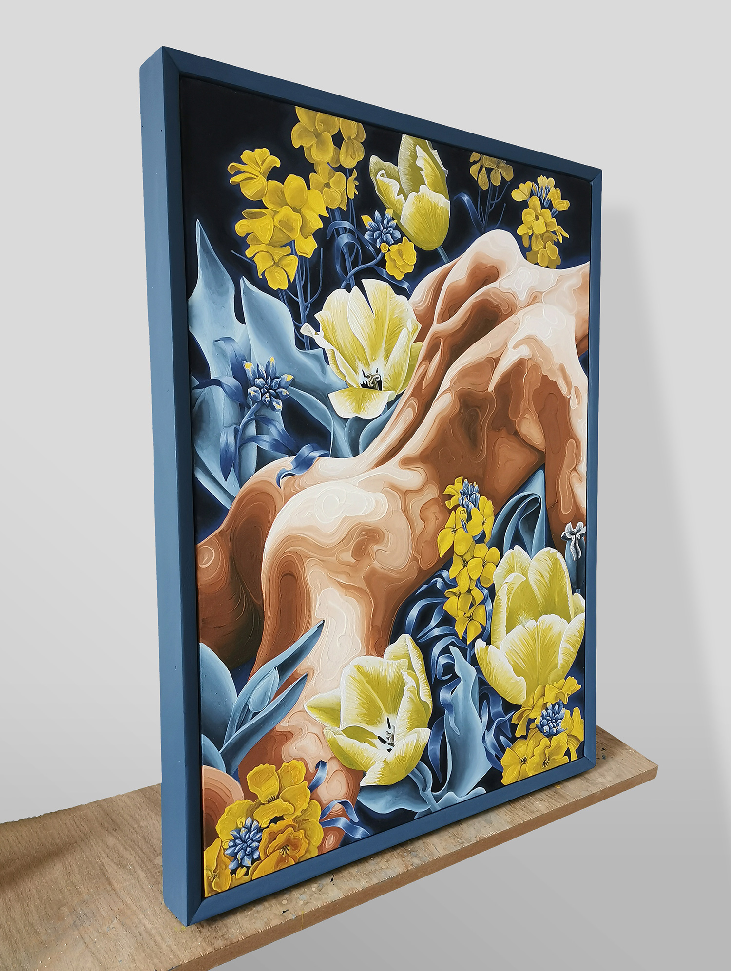 Original framed painting (Wallflower)