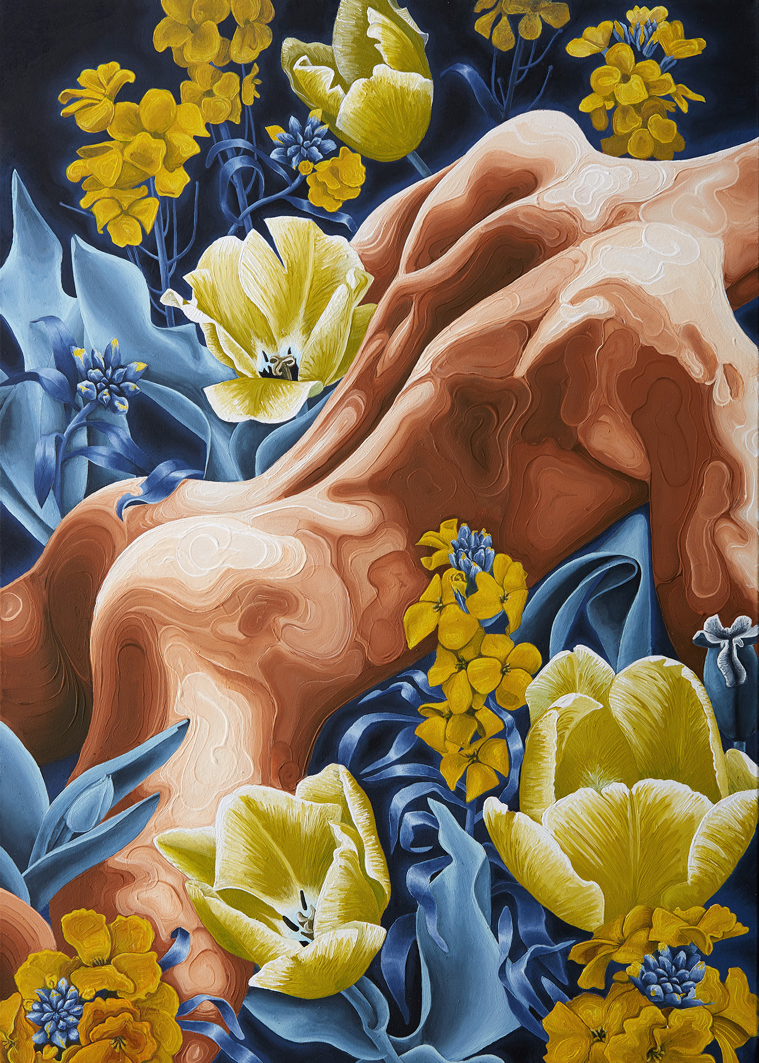 Original framed painting (Wallflower)