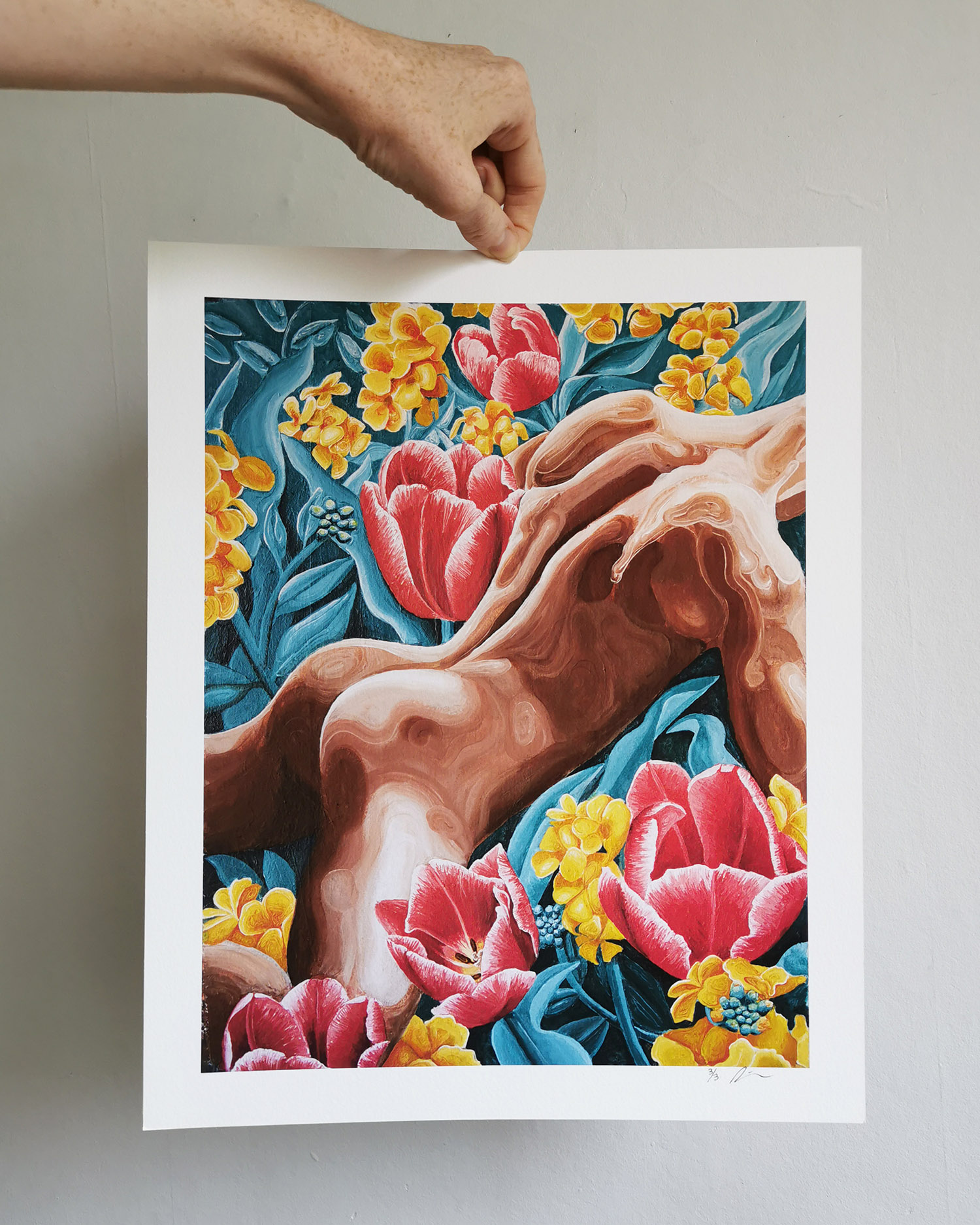 Limited Edition Signed Print (Wallflower)