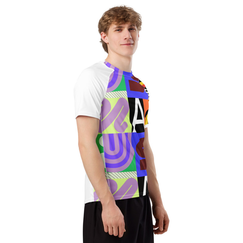 All-over print men’s Xperoc rash guard