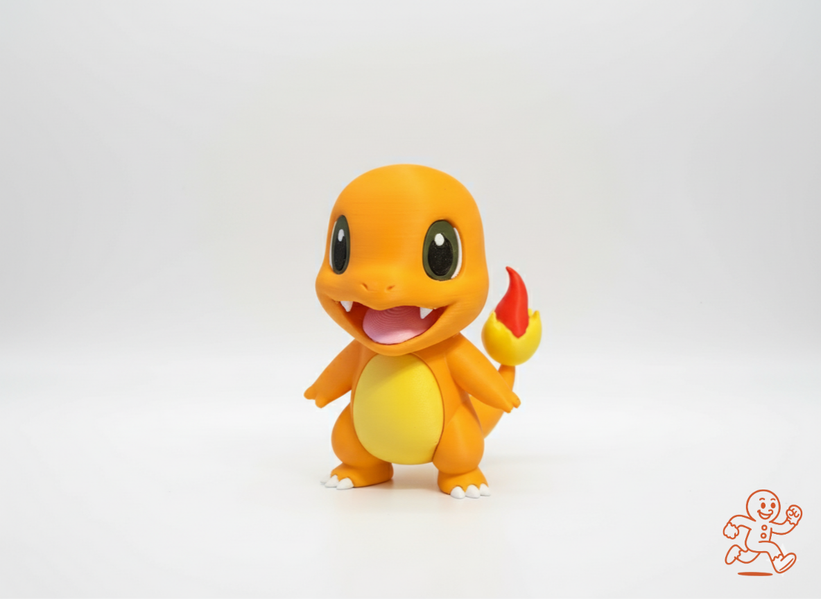 Charmander Chibi — Figura 3D coleccionable