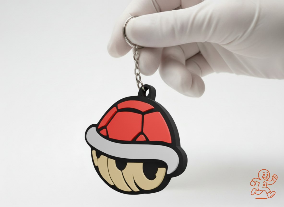 Llaveros estilo Mario Bros — Power-ups 3D bicolor (elige modelo)