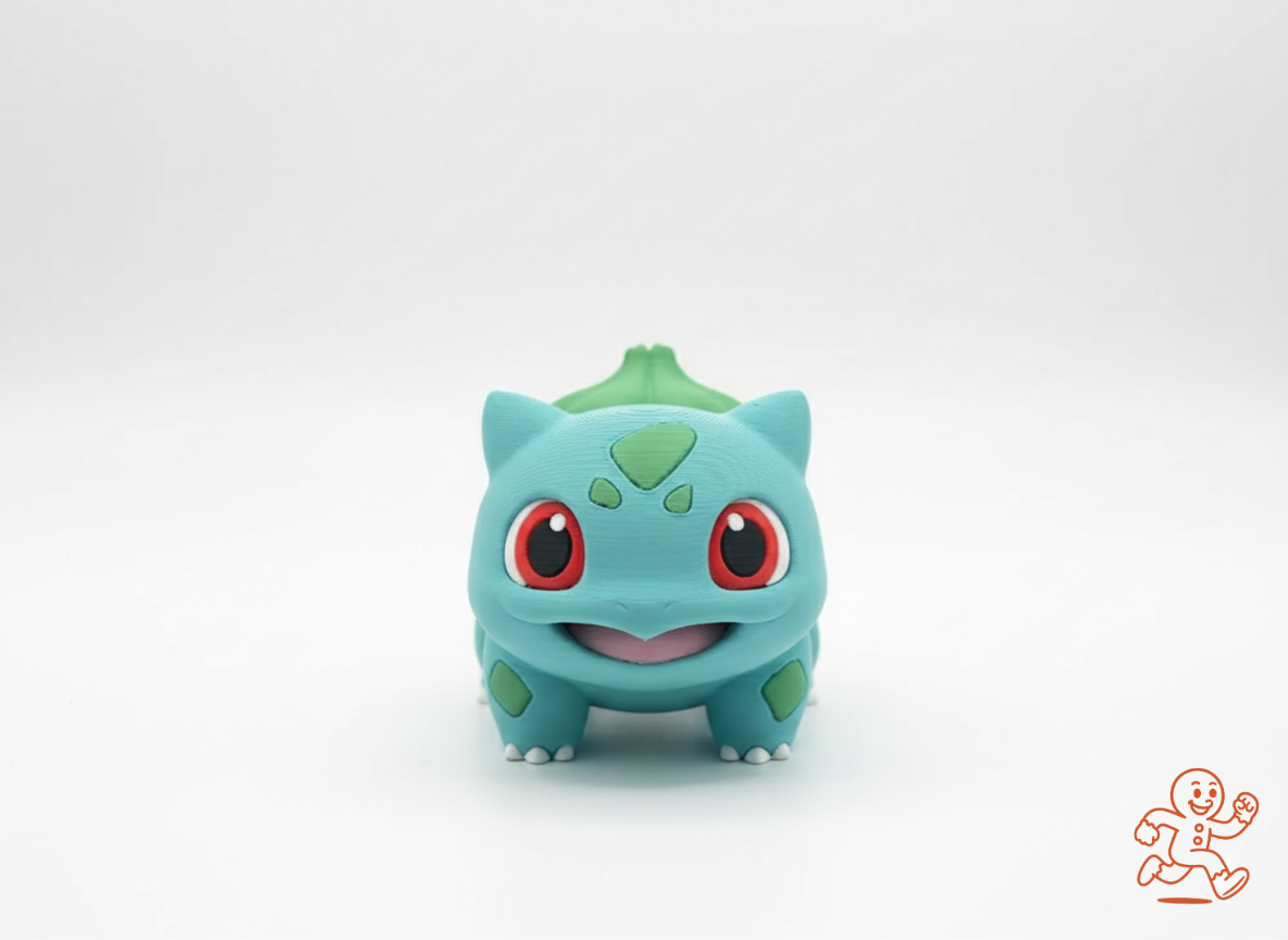 Bulbasaur Chibi — Figura 3D coleccionable