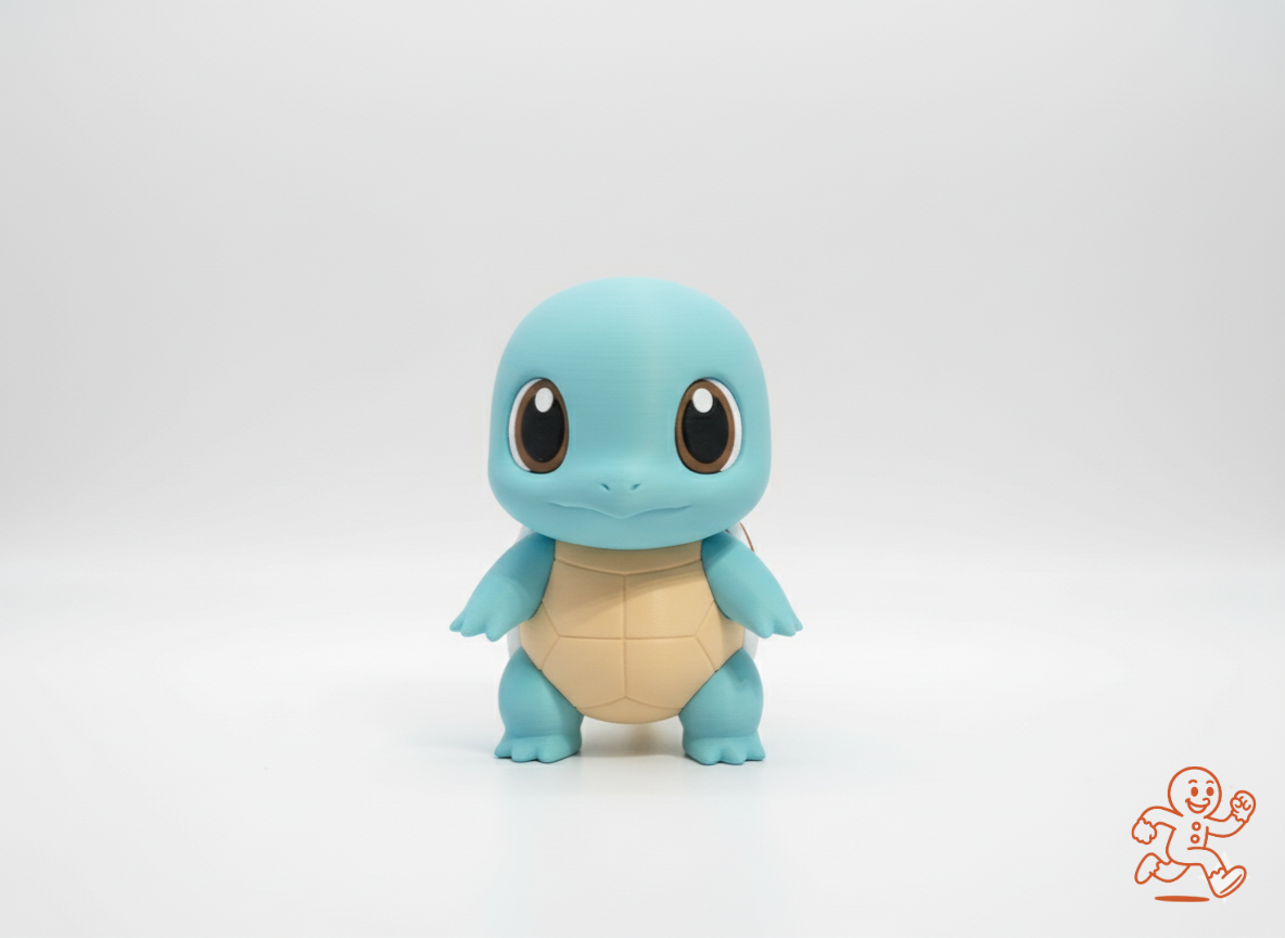 Squirtle Chibi — Figura 3D coleccionable