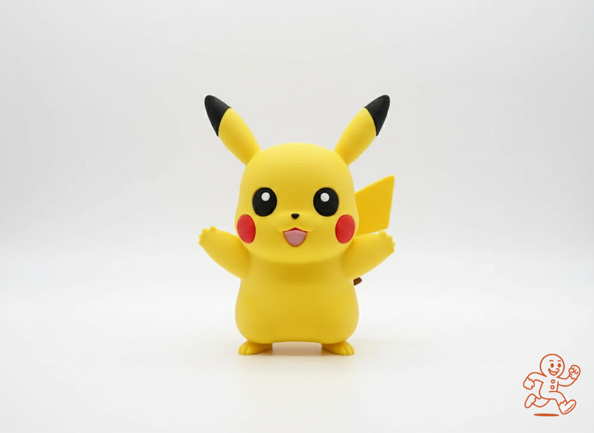 Pikachu Chibi — Figura 3D coleccionable