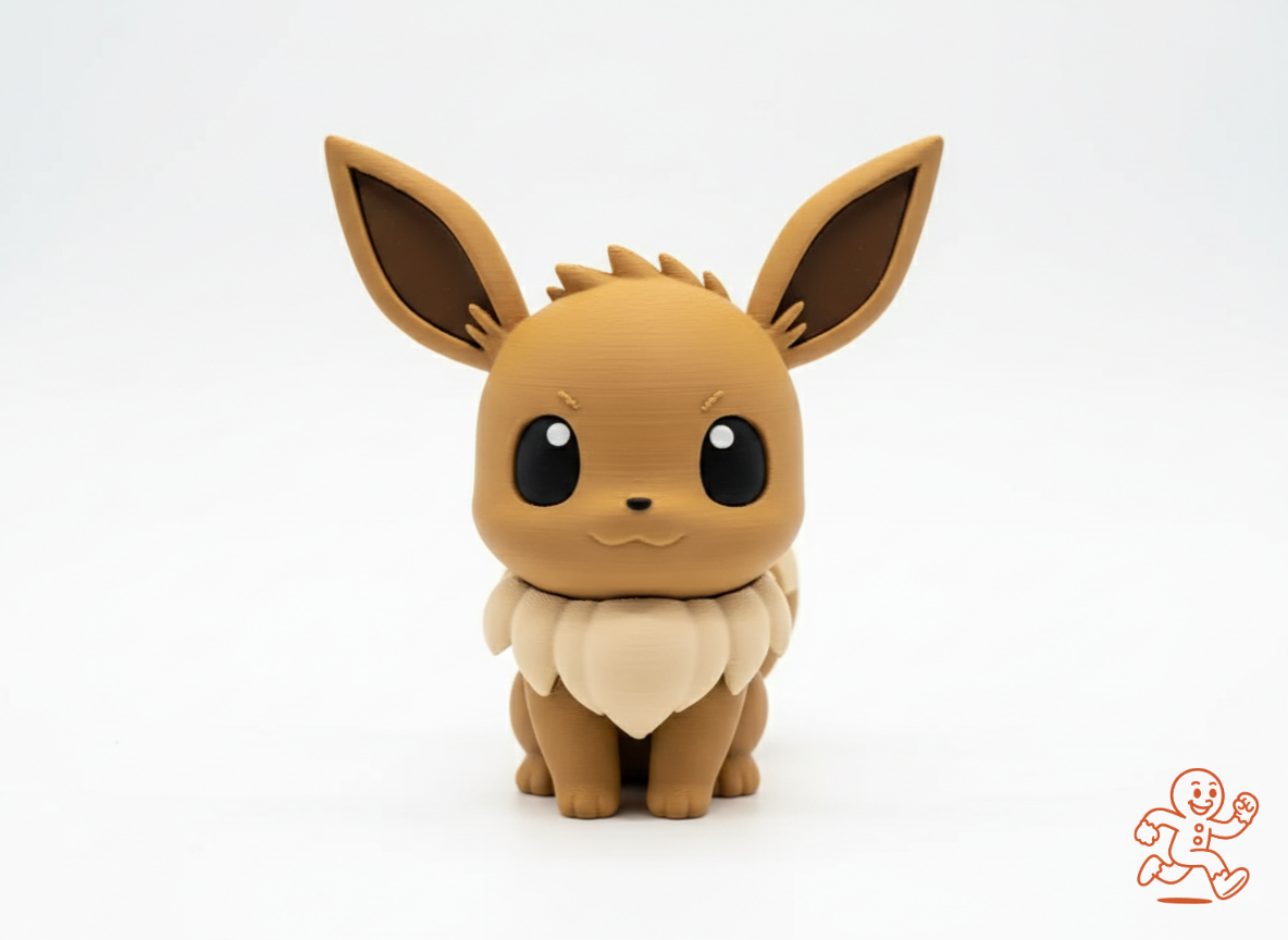 Eevee Chibi — Figura 3D coleccionable