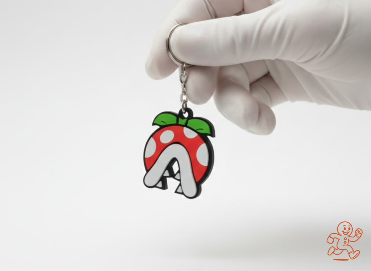 Llaveros estilo Mario Bros — Power-ups 3D bicolor (elige modelo)