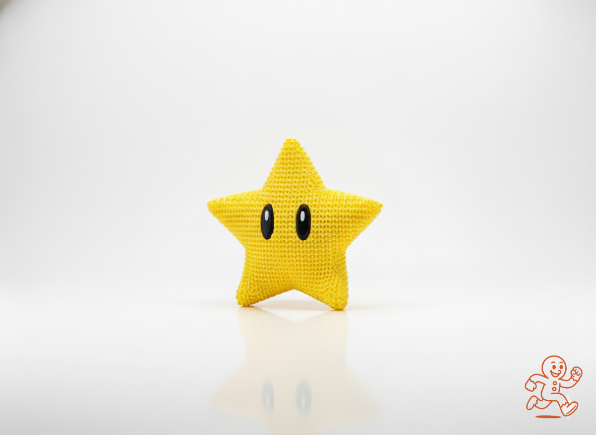 Super Star — Figura 3D “knitted” coleccionable