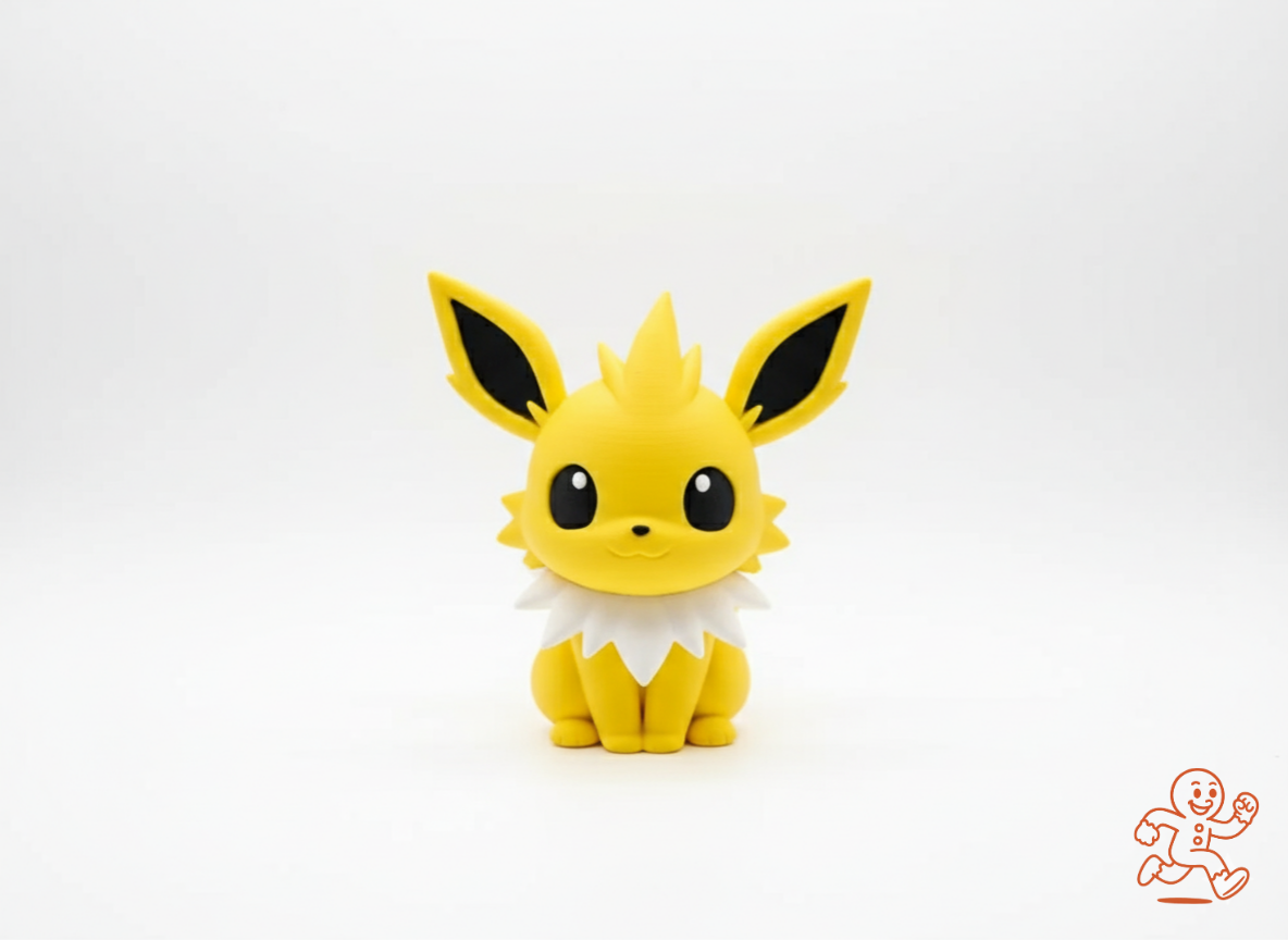 Jolteon Chibi — Figura 3D coleccionable
