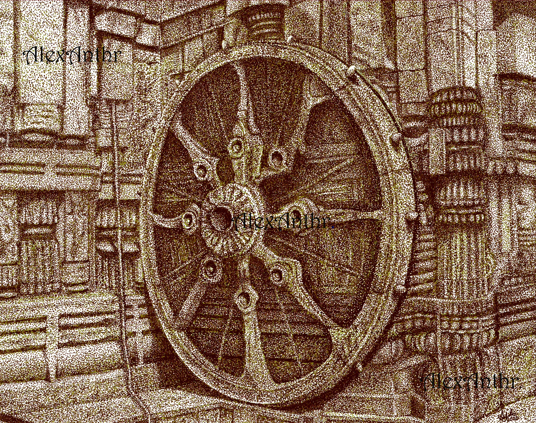 Eternal motion (42 x 33 cms)