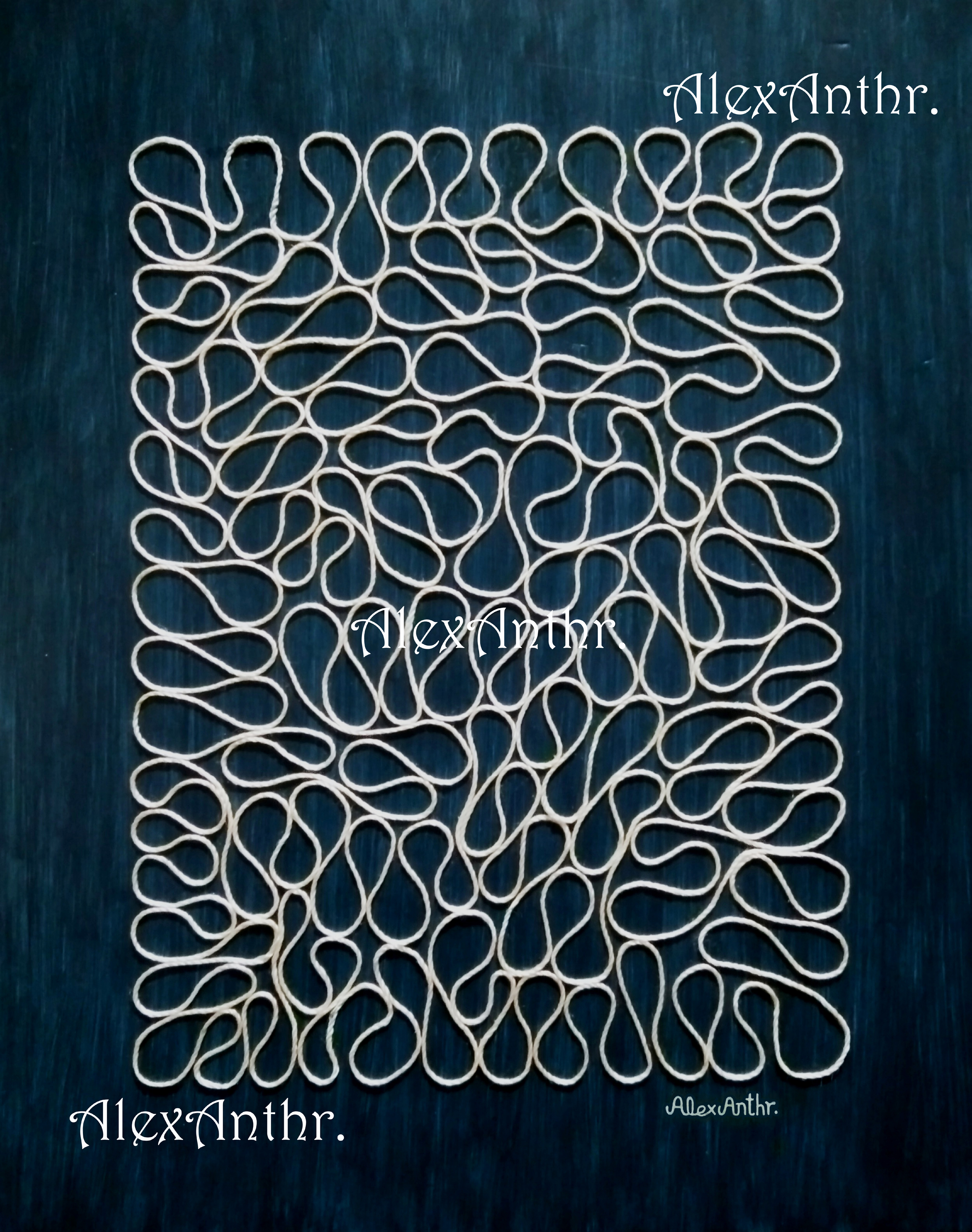 Entwined Harmony (30 x 37 cms)