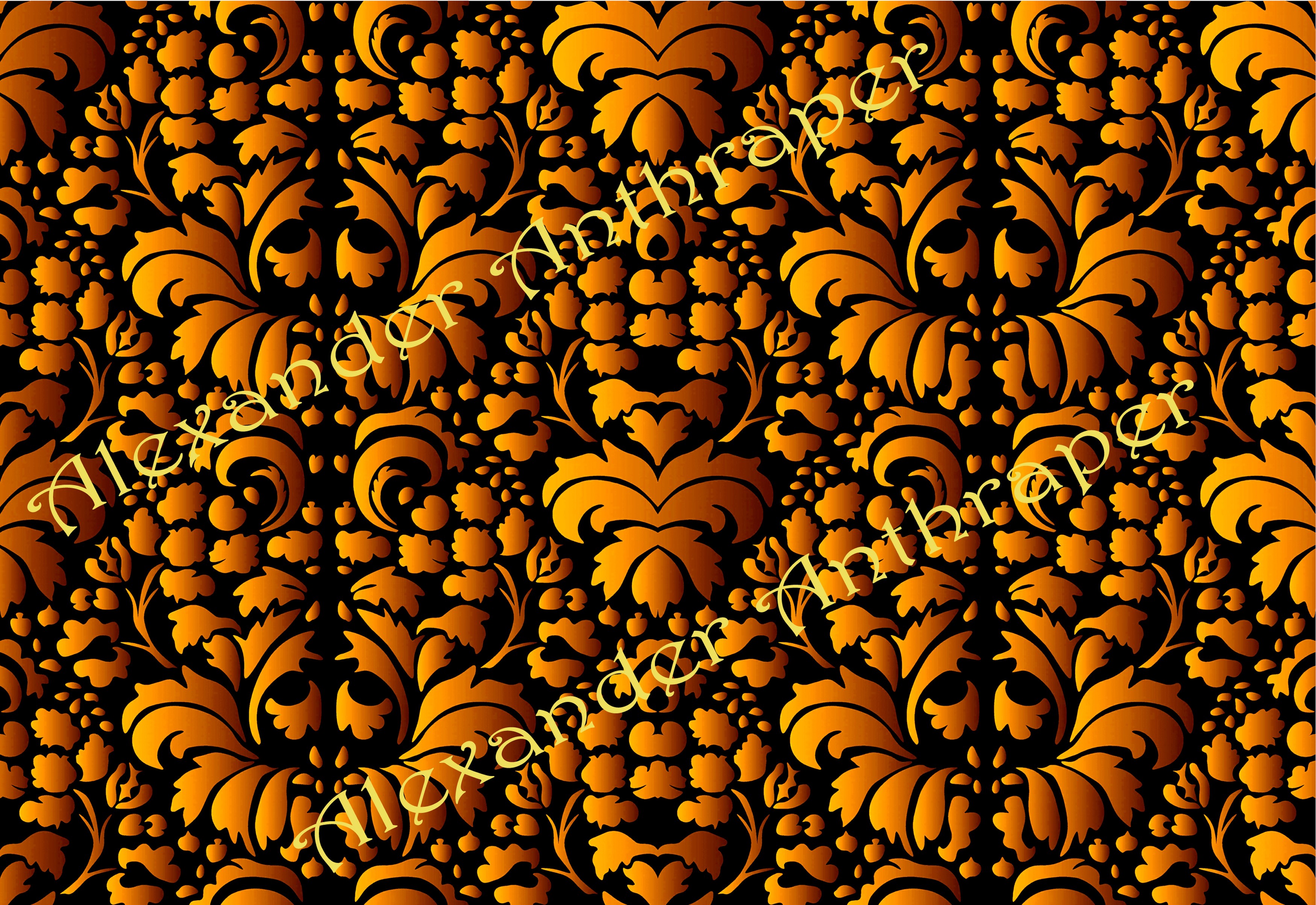 Golden Baroque Bloom (Seamless-New-2E-2-4units)