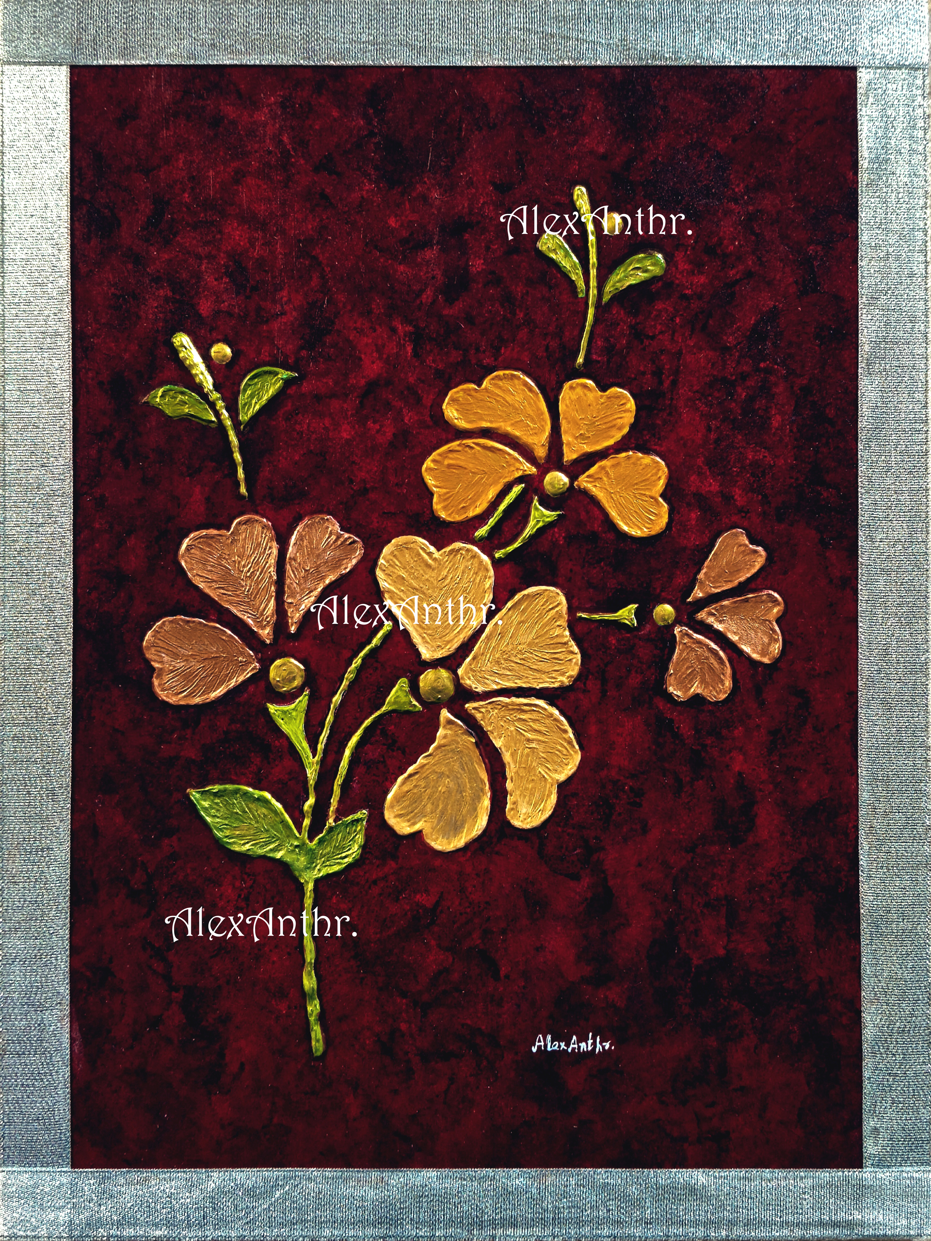 Radiant Petals (30 x 40 cms)