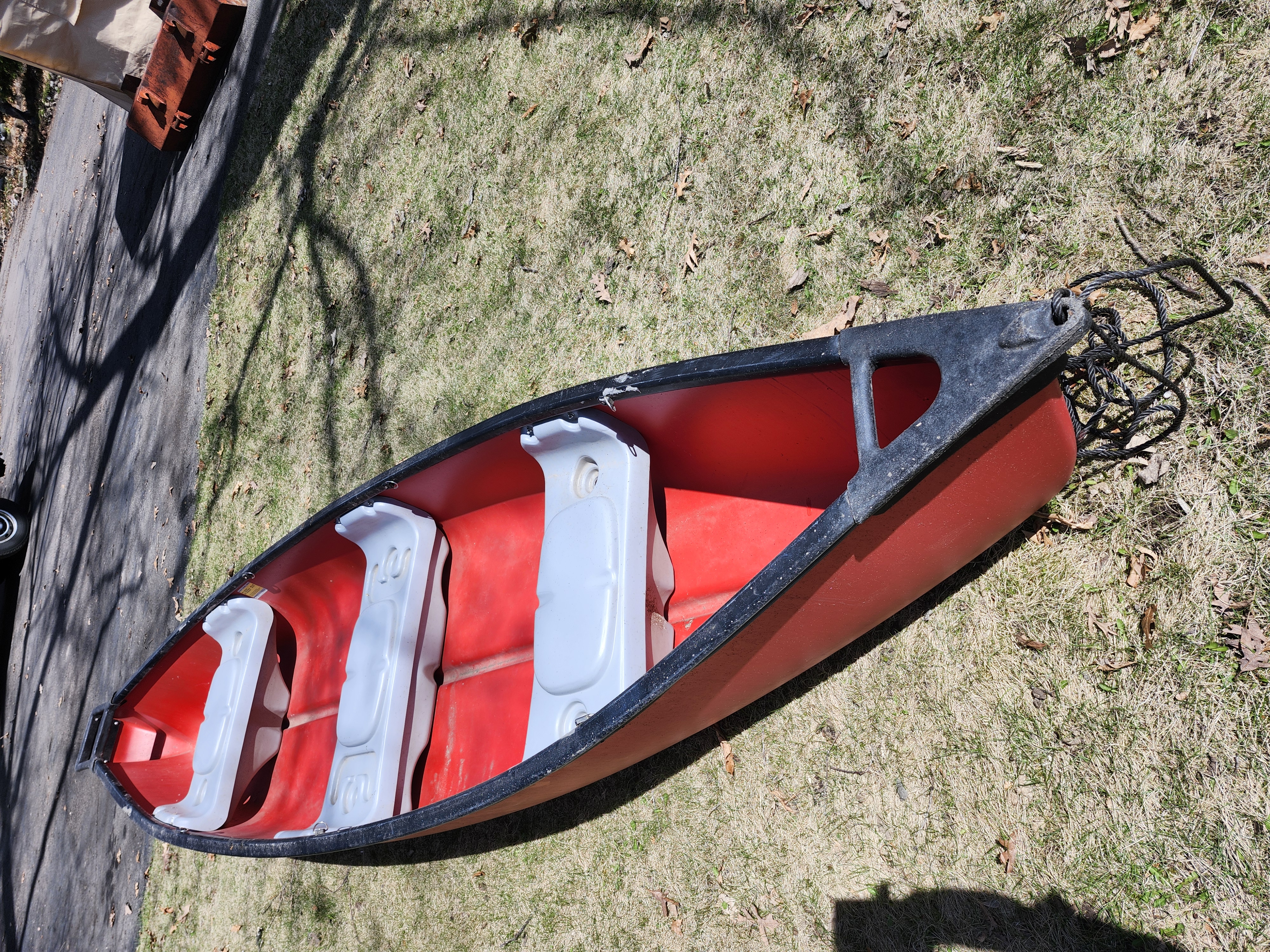 16' three-person 650 lb. capacity canoe rental