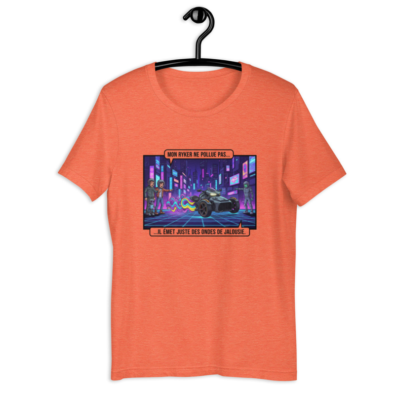 Tee-shirt unisex Mon ryker ne pollue pas