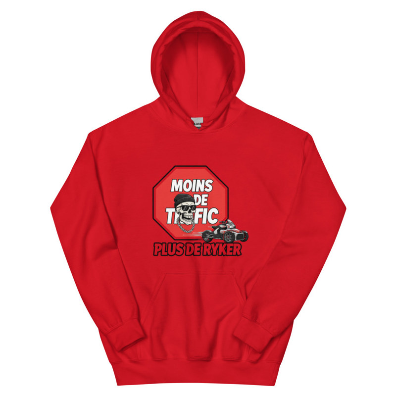 Hoodie Unisex Moins de traffic