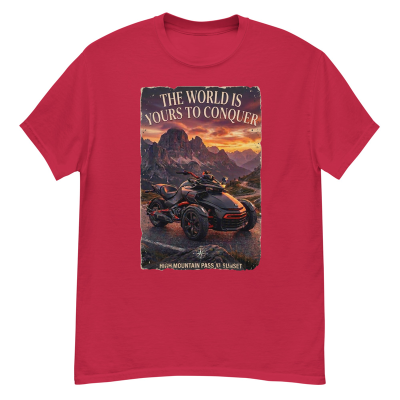 T-shirt classique unisexe F3 the worlds is your to conquer 