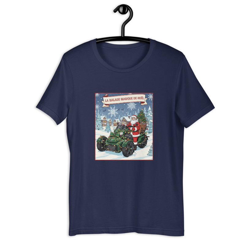 Tee-shirt unisex La balade magique de Noël