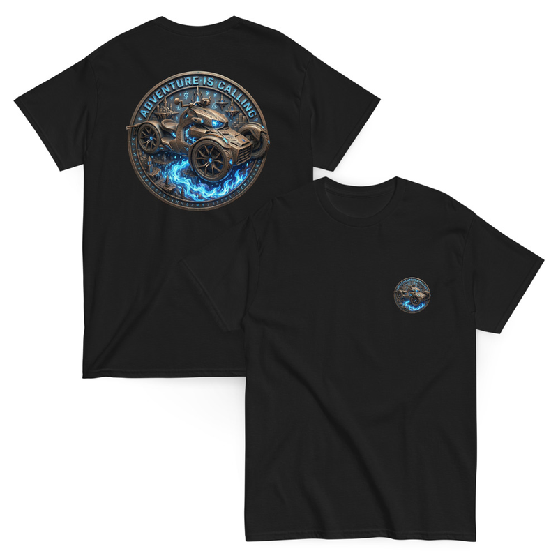 T-shirt unisexe adventure is calling - can am ryker