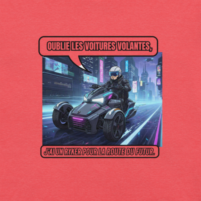 Tee-shirt unisex Oublie les voitures...