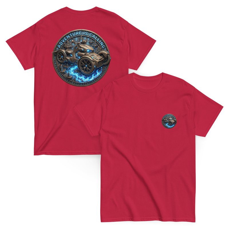 T-shirt unisexe adventure is calling - can am ryker