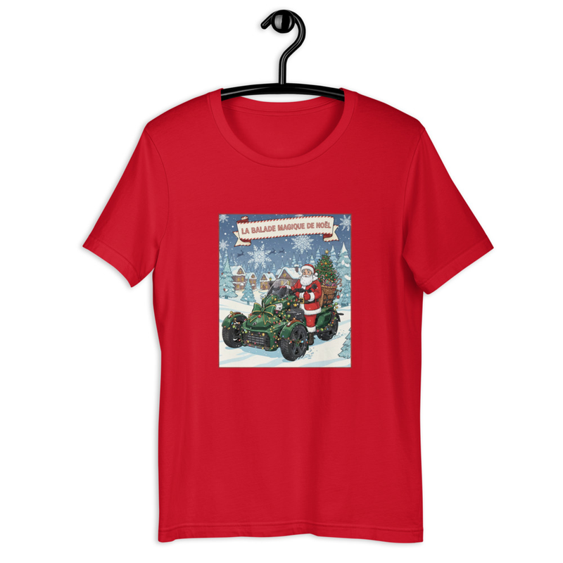 Tee-shirt unisex La balade magique de Noël