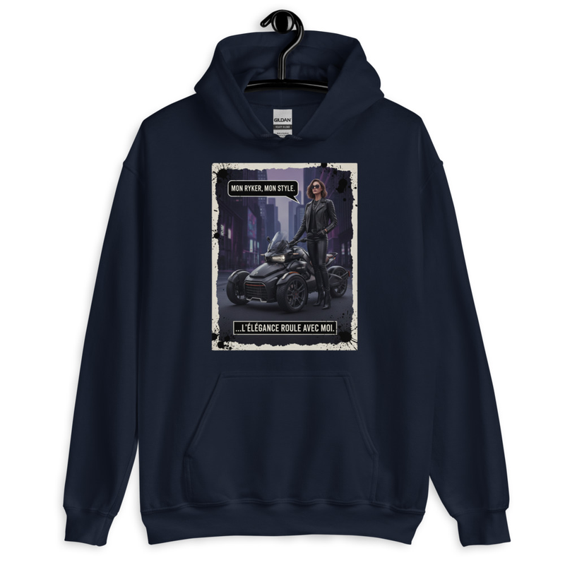 Hoodie femme Mon ryker mon style