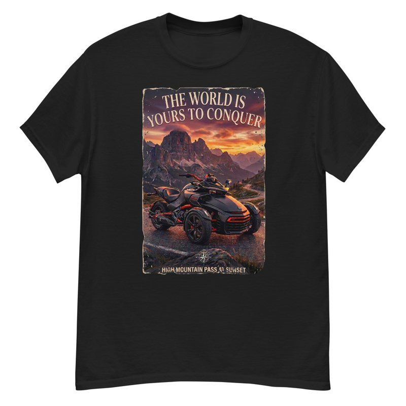 T-shirt classique unisexe F3 the worlds is your to conquer