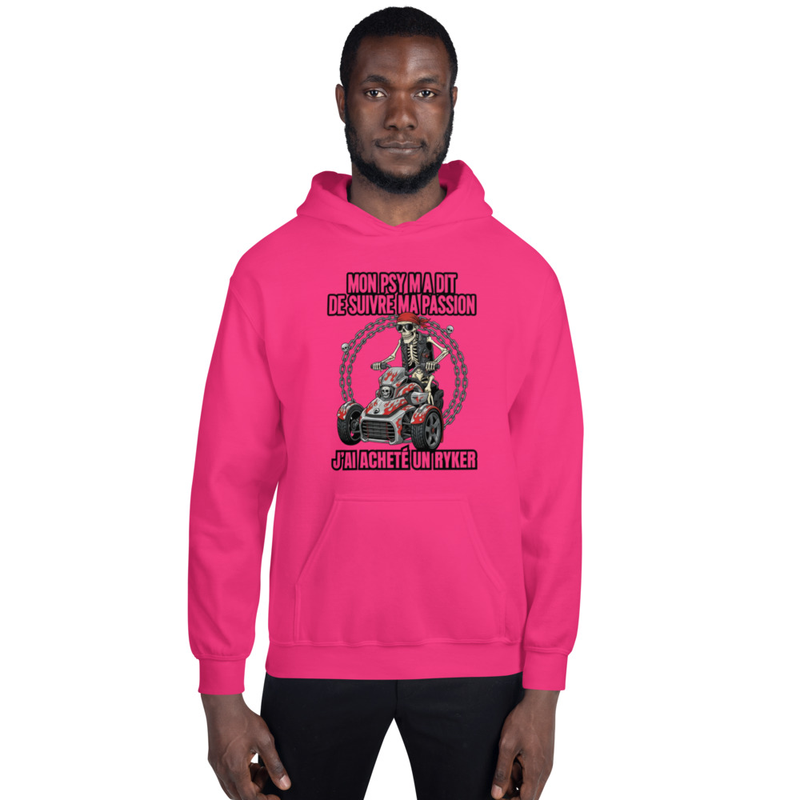 Hoodie Unisex Mon psy m'a dit