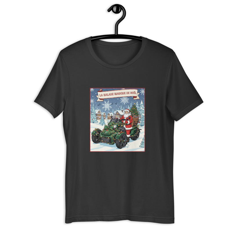Tee-shirt unisex La balade magique de Noël