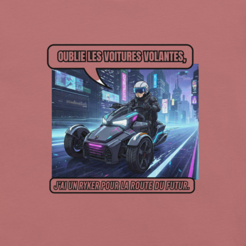 Tee-shirt unisex Oublie les voitures...