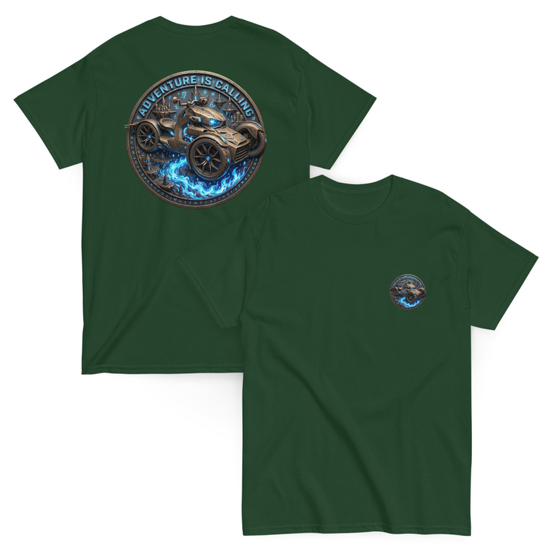 T-shirt unisexe adventure is calling - can am ryker