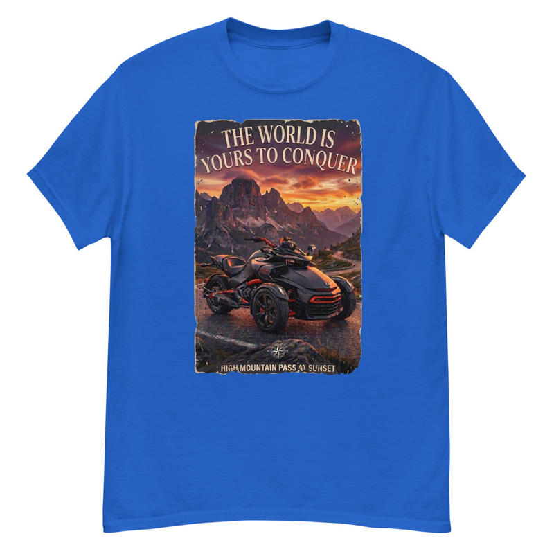 T-shirt classique unisexe F3 the worlds is your to conquer 