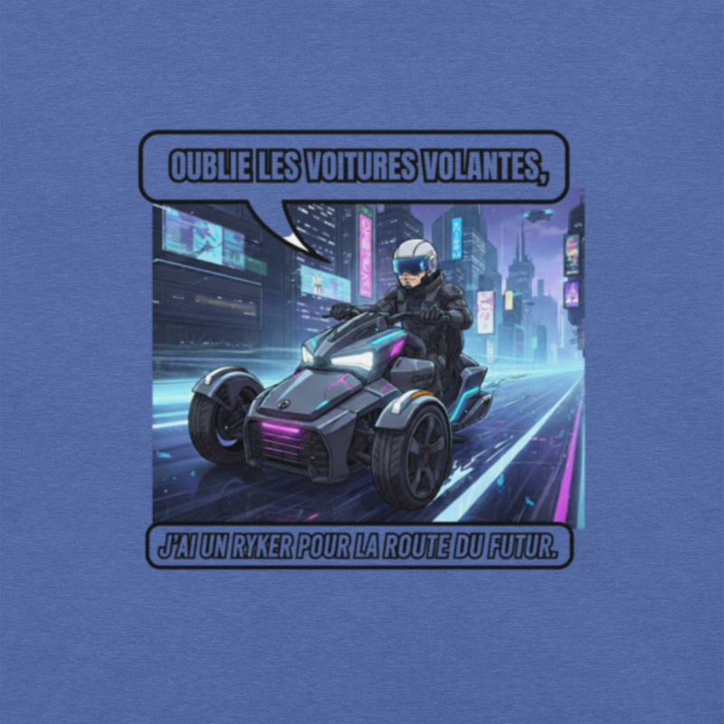 Tee-shirt unisex Oublie les voitures...