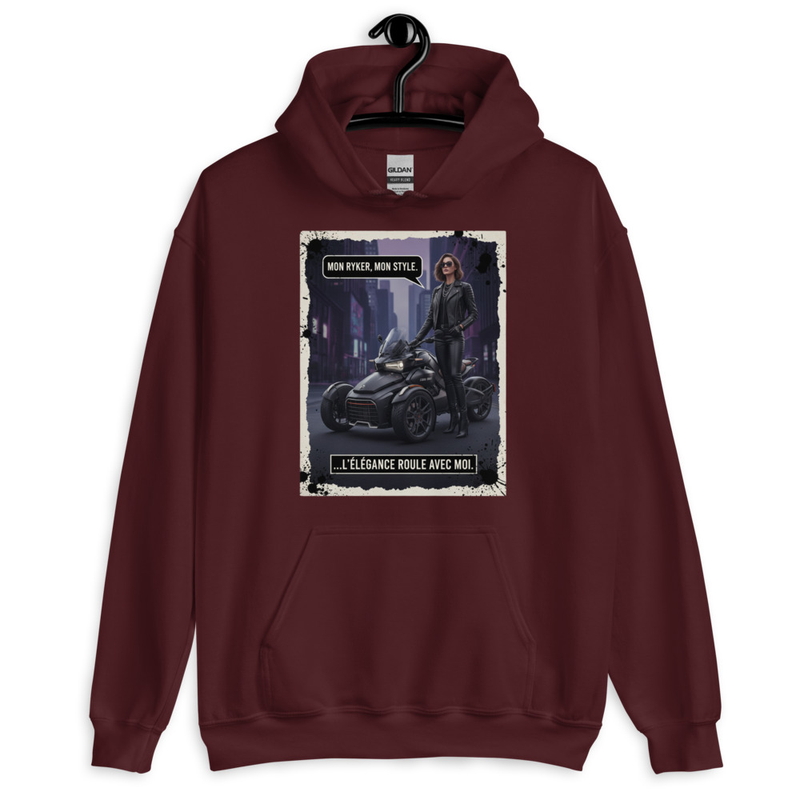 Hoodie femme Mon ryker mon style