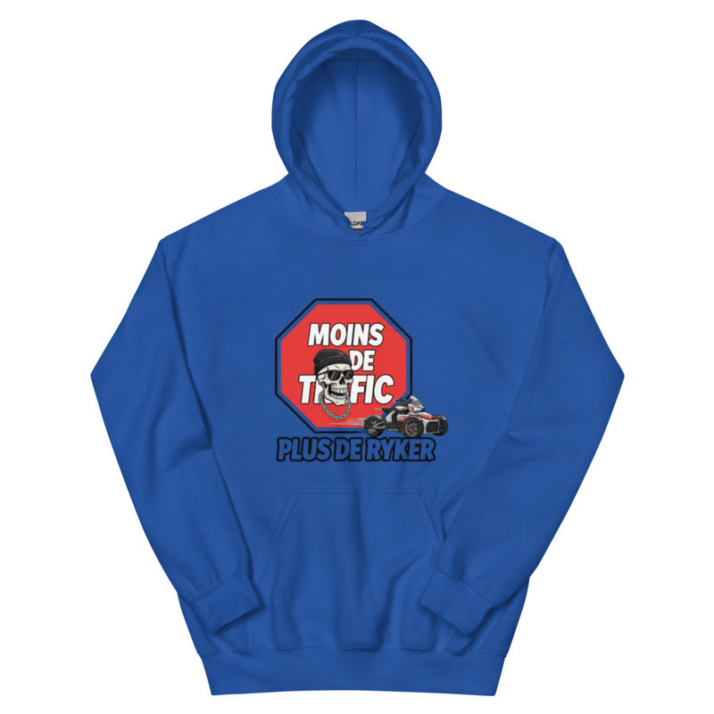 Hoodie Unisex Moins de traffic