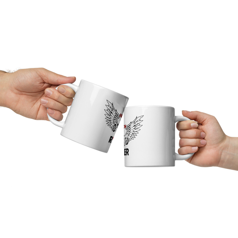 White glossy mug Passion ryker