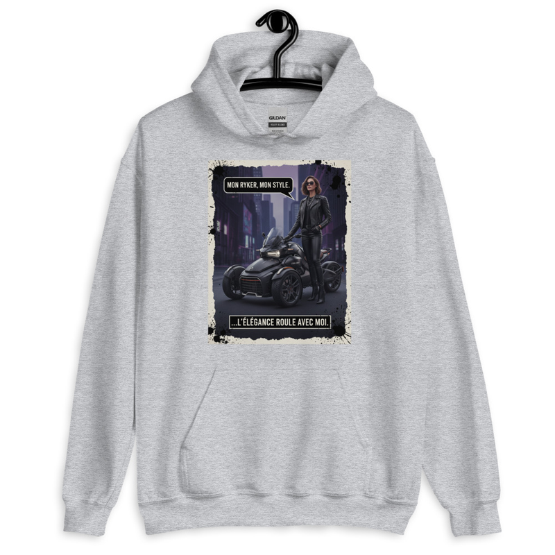 Hoodie femme Mon ryker mon style