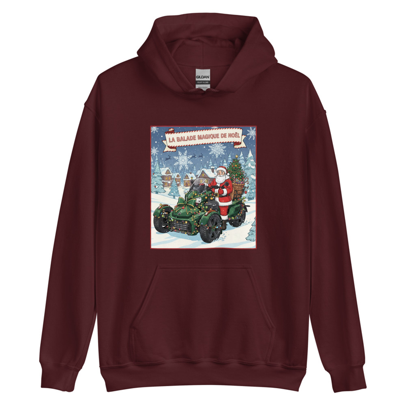 Hoodie Unisex La balade magique de Noel